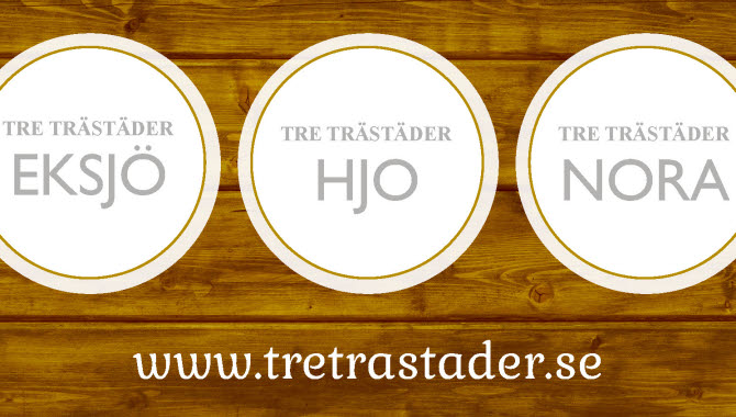 Ett vykort från Tre Trästäder Eksjö, Hjo och Nora.