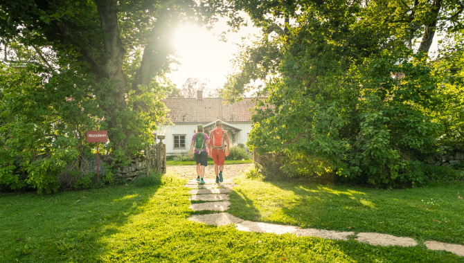 Hikers in West Sweden