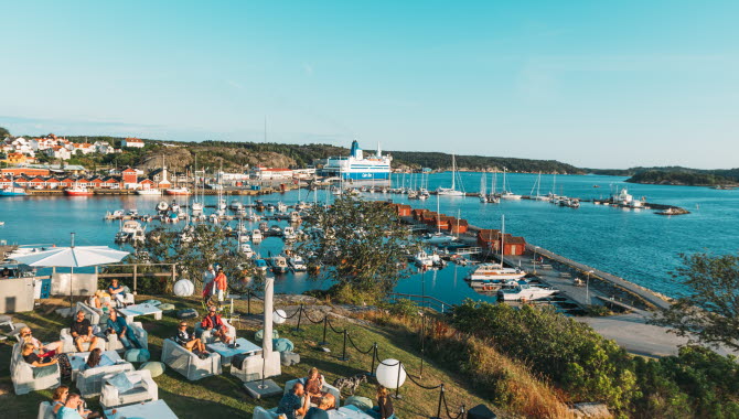 Uteservering från Laholmen Hotell