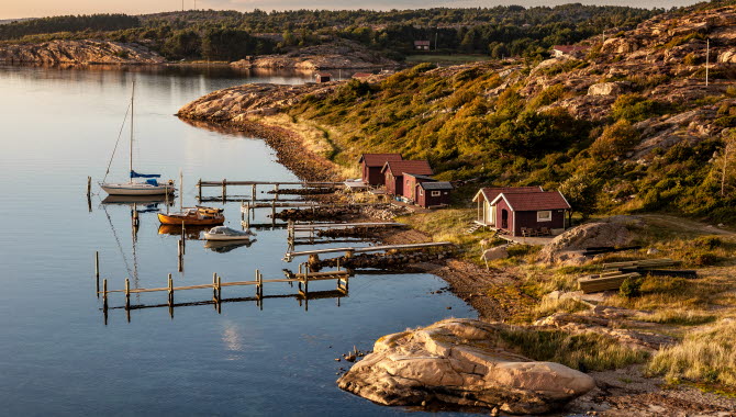 Flygvy över Kämpersvik