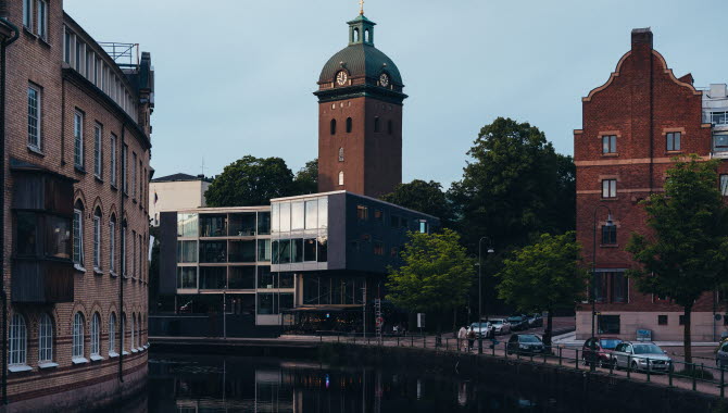 Vy över Viskan i Borås