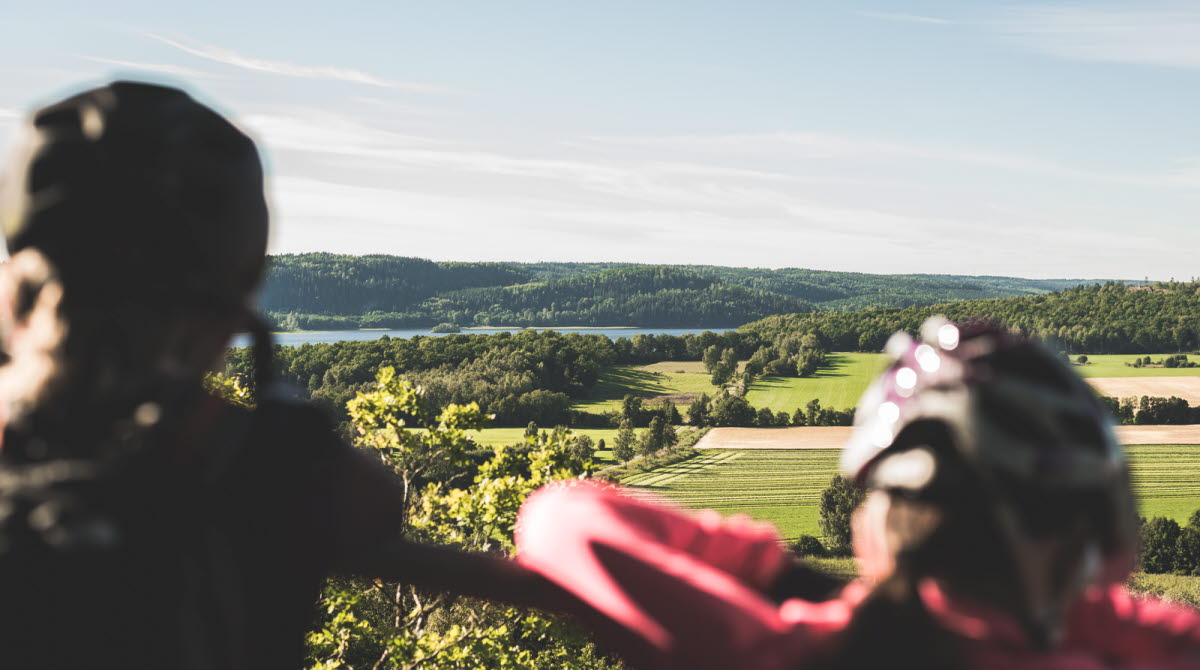 Välkommen till Ulricehamn för en kvalitetssäkrad upplevelse på mountainbike! På bild ser du naturreservatet Korpebobergs lösvskogar.