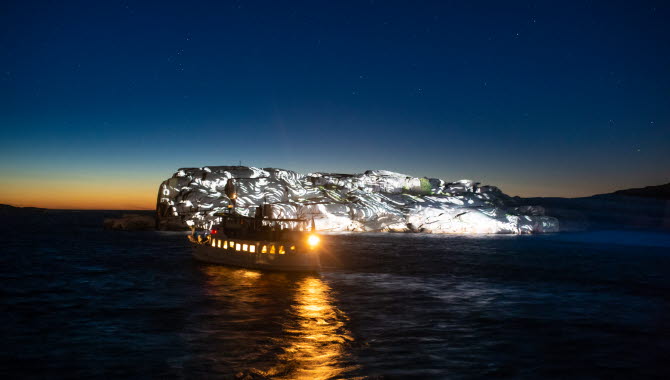 Lightfestival on the Island of Smögen