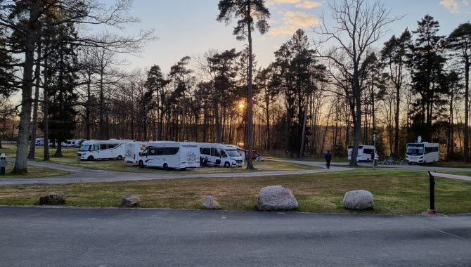 Vy från Trollhättans Camping City