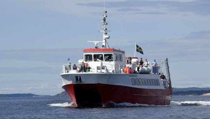 Kosterbåten till havs
